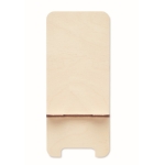 Support pour portable en bois de 2 pièces avec graines de pin Birch couleur bois huitième vue