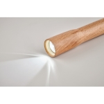 Lampe torche en bois avec éclairage COB à personnaliser Wood couleur bois quatrième vue photographique
