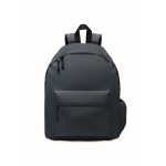 Sac à dos enfant personnalisé en polyester simple et coloré Student couleur bleu deuxième vue