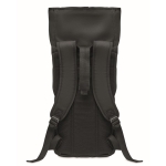 Sac à dos rolltop de haute qualité 340 g/m2 idéal pour excursion Roll couleur noir cinquième vue