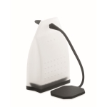 Sachet pour thé en silicone réutilisable avec base pour merchandising couleur noir