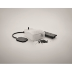 Sachet pour thé en silicone réutilisable avec base pour merchandising couleur noir quatrième vue photographique