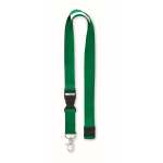 Tour de cou coton de 20 mm avec boucle et fermeture Conscious Cotton couleur vert deuxième vue