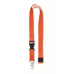Tour de cou coton de 20 mm avec boucle et fermeture Conscious Cotton couleur orange deuxième vue