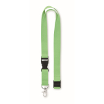 Tour de cou coton de 20 mm avec boucle et fermeture Conscious Cotton couleur vert clair deuxième vue