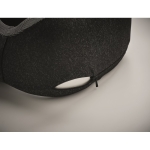 Coussin de voyage avec pochette ajustable pour publicité de confort couleur gris foncé cinquième vue photographique