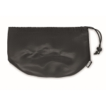 Coussin de voyage avec pochette ajustable pour publicité de confort couleur gris foncé neuvième vue