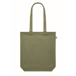 Sac en toile biologique colorée 270 g/m2 Eco Strong Colors couleur vert quatrième vue