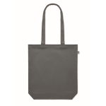 Sac en toile biologique colorée 270 g/m2 Eco Strong Colors couleur gris foncé quatrième vue