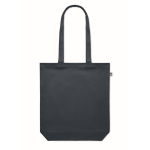 Sac en toile biologique colorée 270 g/m2 Eco Strong Colors couleur bleu marine quatrième vue