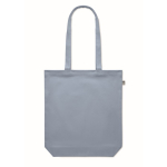 Sac en toile biologique colorée 270 g/m2 Eco Strong Colors couleur bleu ciel quatrième vue