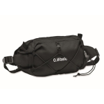 Sac banane avec poche et sangle réglable en polyester RPET Strap couleur noir vue principale