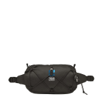 Sac banane avec poche et sangle réglable en polyester RPET Strap vue avec zone d'impression