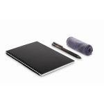 Carnet avec stylo effaçable 18 feuilles A5 pages lignées Réutilisable couleur noir