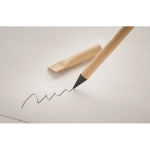 Stylo écologique sans encre bon marché avec corps en papier Paper couleur beige troisième vue photographique