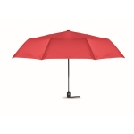 Parapluie pliant coupe-vent avec système automatique Ø119 Protect couleur rouge