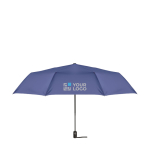Parapluie pliant coupe-vent avec système automatique Ø119 Protect vue avec zone d'impression