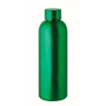 Bouteille en acier inoxydable à double paroi avec logo 500 ml Charity couleur vert