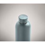 Bouteille isotherme publicitaire en acier inoxydable 500 ml couleur bleu ciel deuxième vue photographique