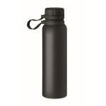 Gourde thermos inox avec bouchon, poignée en silicone 780 ml Inox Turn couleur noir