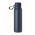 Gourde thermos inox avec bouchon, poignée en silicone 780 ml Inox Turn couleur bleu ultramarine