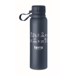 Gourde thermos inox avec bouchon, poignée en silicone 780 ml Inox Turn couleur bleu ultramarine vue principale