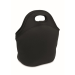 Set lunch box avec bouteille, lunch box, couverts, sac Lunch TakeAway couleur noir troisième vue