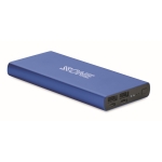 Powerbank avec USB Type-C et charge rapide 10.000 mAhDuo couleur bleu roi vue principale