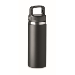 Gourde avec isolation en acier avec poignée de transport 500 ml Handle couleur noir
