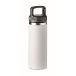 Gourde avec isolation en acier avec poignée de transport 500 ml Handle couleur blanc
