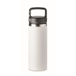Gourde avec isolation en acier avec poignée de transport 500 ml Handle couleur blanc deuxième vue