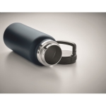 Gourde en inox avec fonction thermique grande 970 ml Handle couleur bleu ultramarine quatrième vue photographique