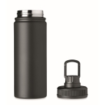 Gourde en acier isolée avec embout pour votre publicité 500 ml Take couleur noir huitième vue