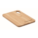Petite planche à découper avec trou pour offrir aux clients Small couleur bois vue principale