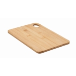 Grande planche à découper avec trou pour le merchandising d'entreprise couleur bois