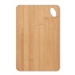 Grande planche à découper avec trou pour le merchandising d'entreprise couleur bois troisième vue