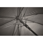 Parapluie coupe-vent carré en fibre de verre Ø116 Square couleur noir sixième vue photographique