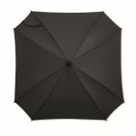 Parapluie coupe-vent carré en fibre de verre Ø116 Square couleur noir septième vue