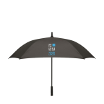 Parapluie coupe-vent carré en fibre de verre Ø116 Square vue avec zone d'impression