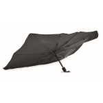 Pare-soleil de voiture type parapluie en pongé Calor couleur noir quatrième vue