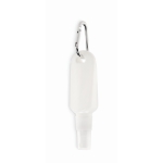 Spray solaire avec mousqueton SPF25 de 30 ml Protection Solaire Hook couleur blanc