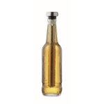 Rafraîchisseur de bouteilles avec décapsuleur pour la publicité Bottle couleur argenté mat deuxième vue