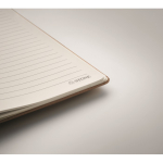 Carnet recyclé avec StonePaper A5 feuilles lignées StonePaper Recyclo couleur beige cinquième vue photographique