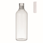 Grande bouteille en verre borosilicaté anti-fuites 1 L Glass Fridge couleur transparent