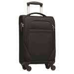Valise personnalisée en polyester rPET avec cadenas et 4 roues Voyage couleur noir