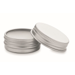 Baume à lèvres végétalien à la vanille avec boîte métal SPF 10 Balm couleur blanc