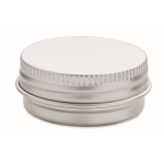 Baume à lèvres végétalien à la vanille avec boîte métal SPF 10 Balm couleur bleu ciel