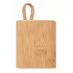 Enceinte compacte Bluetooth 5.0 idéale pour les déplacements EcoMusic couleur bois cinquième vue