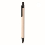 Stylo écologiques avec accents en couleur et encre bleue Eco Milky couleur noir