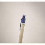 Stylo écologiques avec accents en couleur et encre bleue Eco Milky couleur bleu deuxième vue photographique
